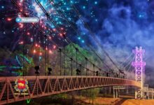 Подвесной мост в Мостах