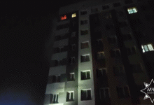 Пожар в общежитии