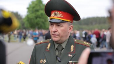 Виктор Хренин, министр обороны Беларуси