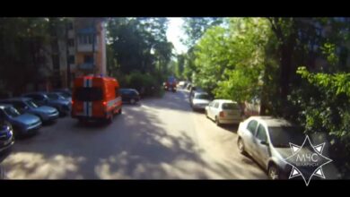 Пожар в Витебске