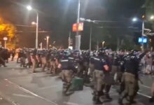 Протесты в Сербии