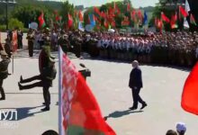 Возложение цветов на Кургане Славы