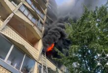 Пожар в Минске