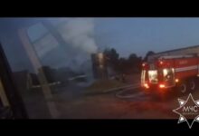 Пожар в Витебской области