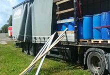 В Белыничах спасатели устранили течь химикатов из бочки