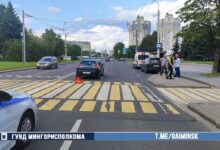 В Минске легковушка сбила 12-летнюю велосипедистку