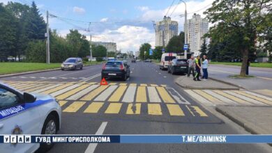 В Минске легковушка сбила 12-летнюю велосипедистку