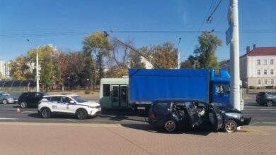 Авария в Минске
