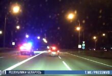 Белорусские силовики останавливали машину с пьяным подростком за рулем со стрельбой