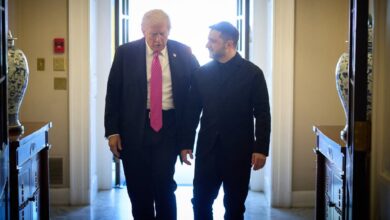 Дональд Трамп и Владимир Зеленский
