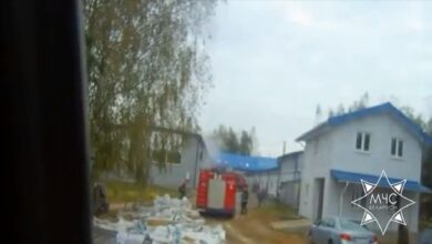 Пожар под Минском