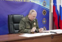 Совещание с начальником Генштаба Валерием Герасимовым и командующими.