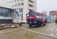 В Минске потушили пожар