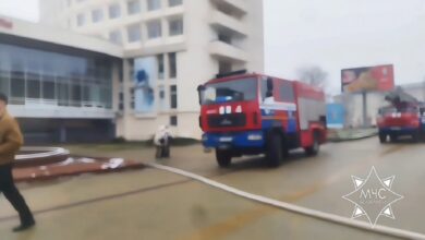 В Минске потушили пожар