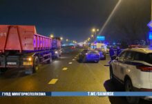 На МКАД накануне столкнулись четыре автомобиля