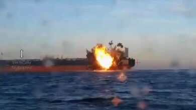 Удар БЭК по танкеру в Черном море