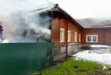 Пожар в Пуховичах