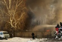 Пожар на складе пиротехники в Бресте