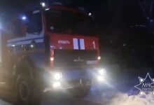 Пожар в Мяделе