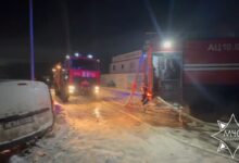 Пожар в индустриальном парке «Великий камень»