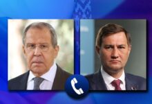 Сергей Лавров и Максим Рыженков