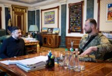 Владимир Зеленский и Евгений Хмара