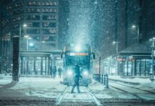 Зимний город