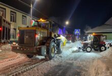 В Беларуси для уборки снега задействовали свыше 1 200 единиц спецтехники