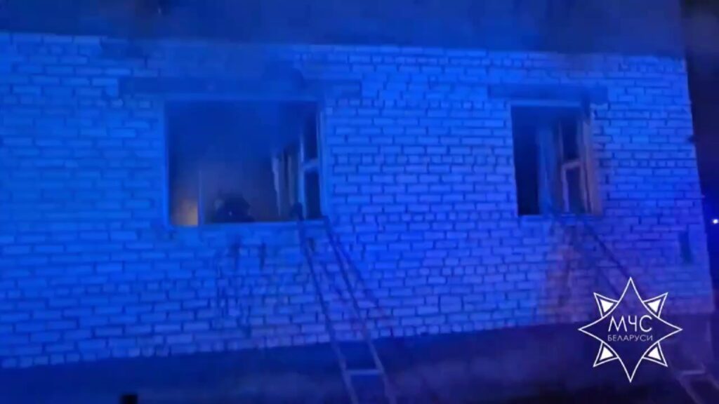 Пожар в Новополоцке