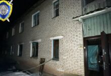 Пожар в Ушачах