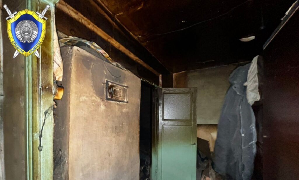 Пожар в Витебской области