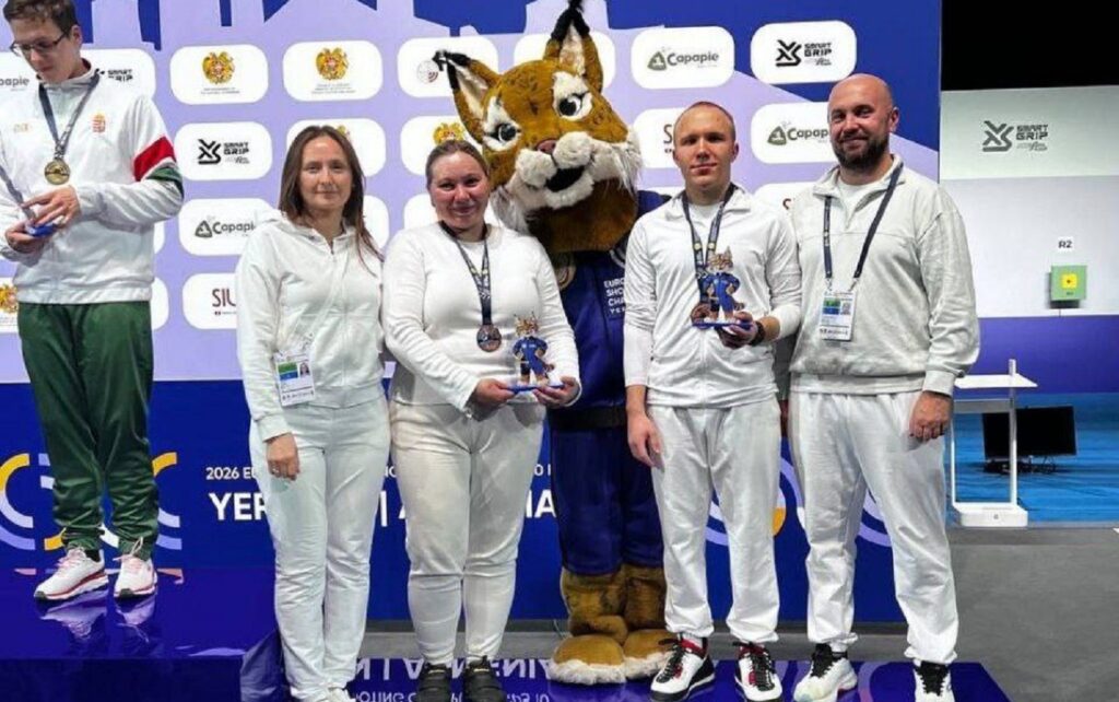 Яскевич и Казак заняли III место на чемпионате Европы по пулевой стрельбе