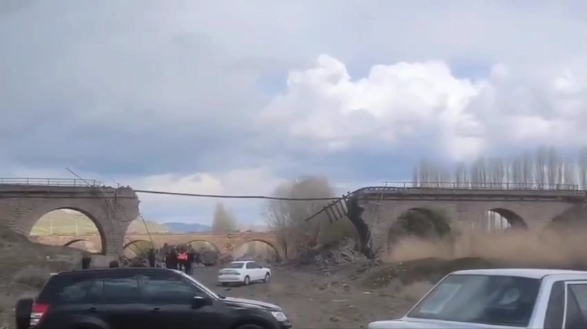 ЖД мост в Иране после атаки США и Израиля