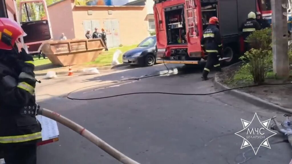 Пожар в Минске